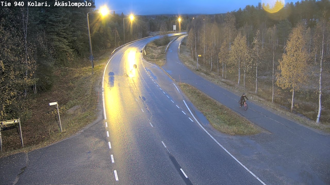 Kelikamerat Kuva Tie 940 Kolari, Äkäslompolo, Kolari, Lappi