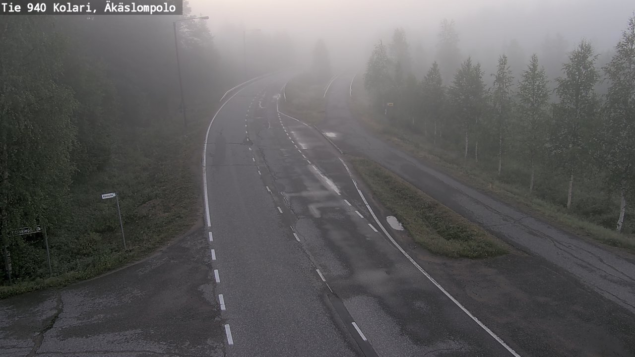 Kelikamerat Kuva Tie 940 Kolari, Äkäslompolo, Kolari, Lappi