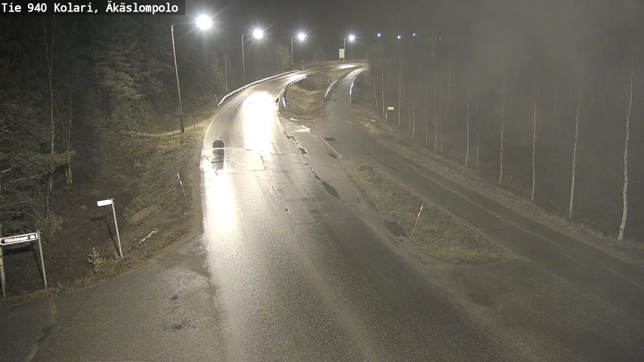 Kelikamerat Kuva Tie 940 Kolari, Äkäslompolo, Kolari, Lappi