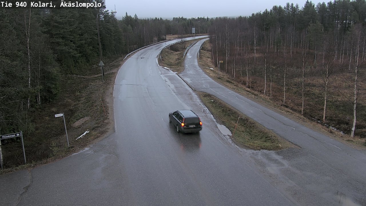 Kelikamerat Kuva Tie 940 Kolari, Äkäslompolo, Kolari, Lappi