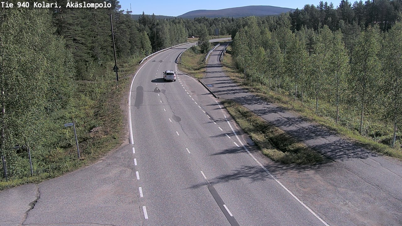 Weather Camera Image Road 940 Kolari, Äkäslompolo, Kolari, Lappi