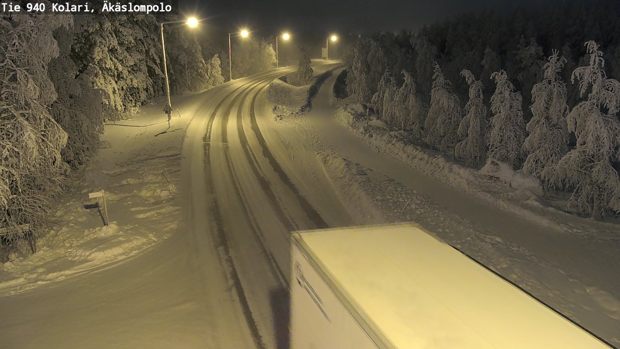 Kelikamerat Kuva Tie 940 Kolari, Äkäslompolo, Kolari, Lappi