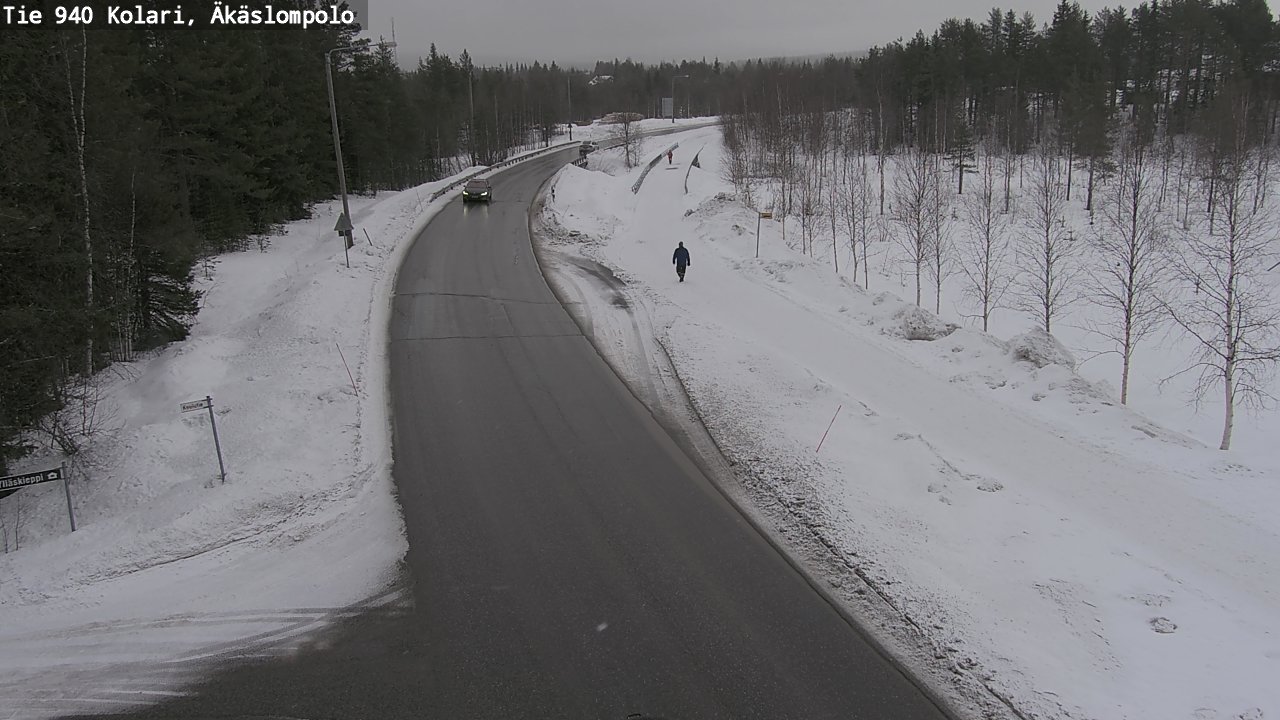 Weather Camera Image Road 940 Kolari, Äkäslompolo, Kolari, Lappi