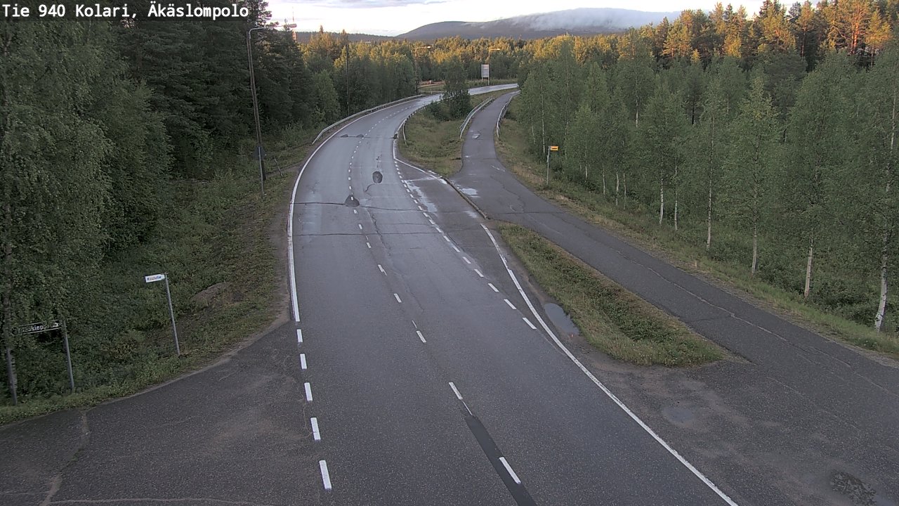 Kelikamerat Kuva Tie 940 Kolari, Äkäslompolo, Kolari, Lappi