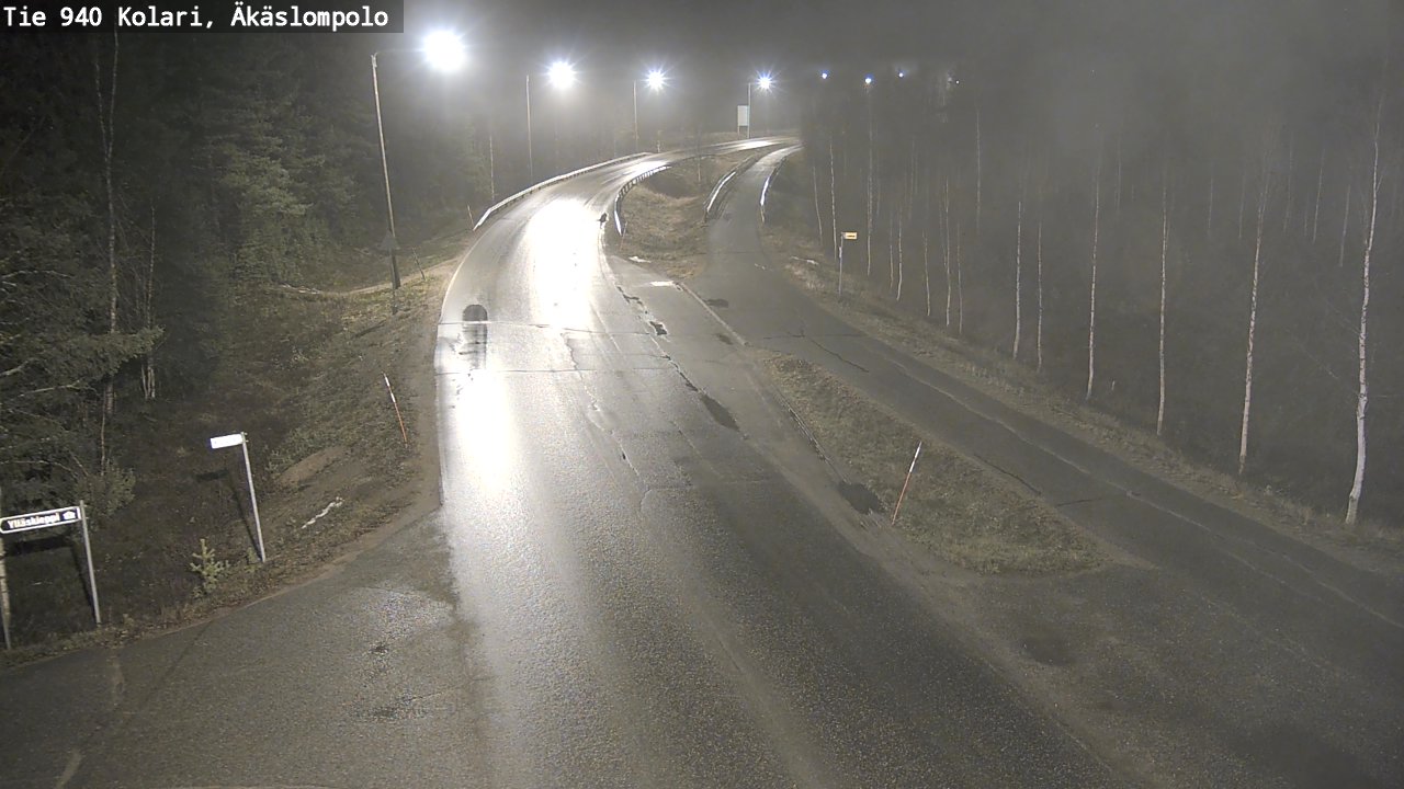 Kelikamerat Kuva Tie 940 Kolari, Äkäslompolo, Kolari, Lappi