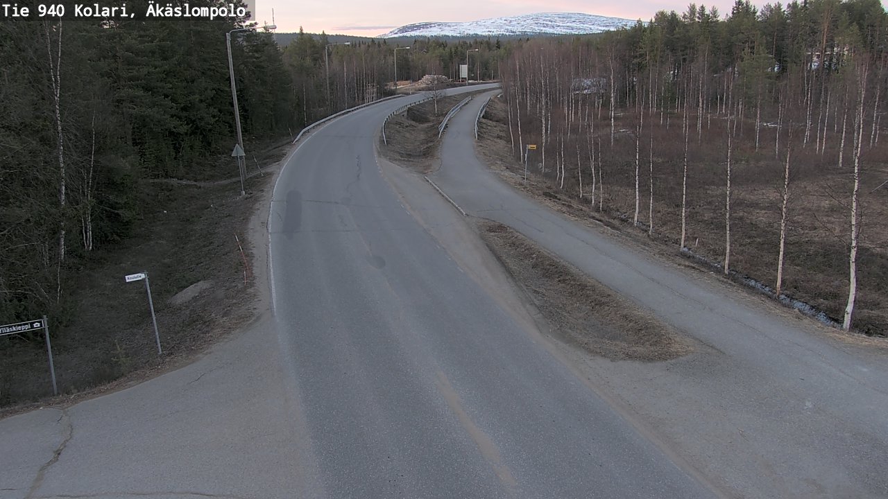 Weather Camera Image Road 940 Kolari, Äkäslompolo, Kolari, Lappi