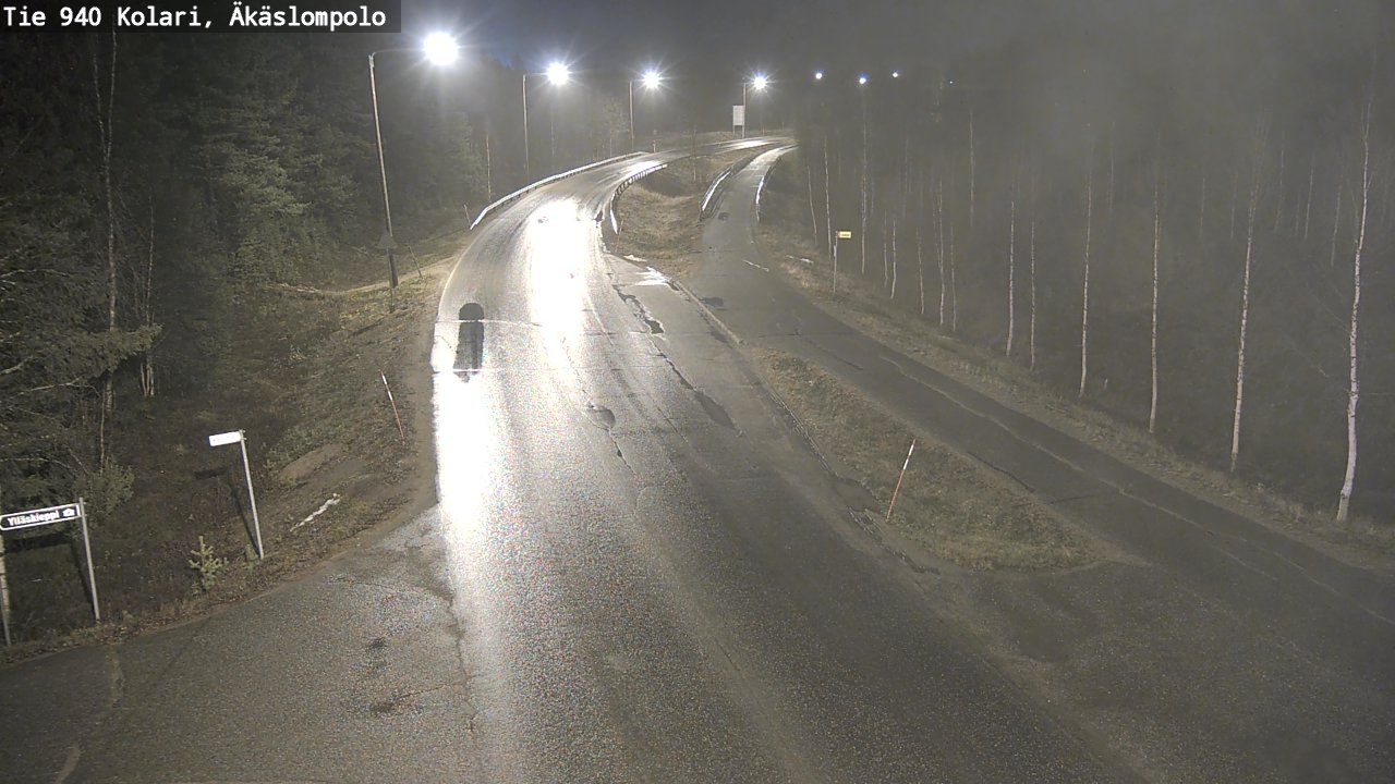 Kelikamerat Kuva Tie 940 Kolari, Äkäslompolo, Kolari, Lappi