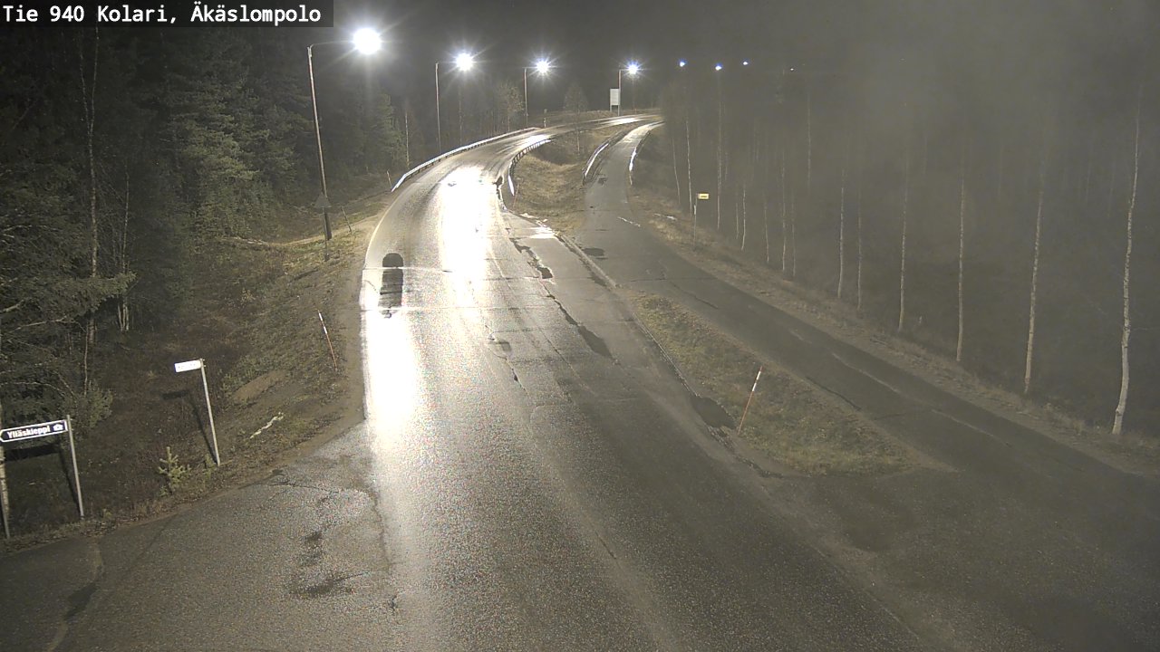 Kelikamerat Kuva Tie 940 Kolari, Äkäslompolo, Kolari, Lappi