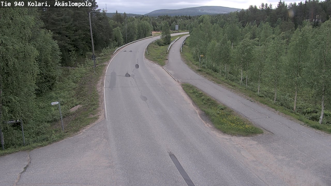 Kelikamerat Kuva Tie 940 Kolari, Äkäslompolo, Kolari, Lappi