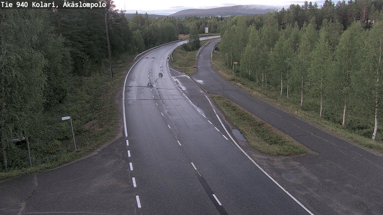 Kelikamerat Kuva Tie 940 Kolari, Äkäslompolo, Kolari, Lappi