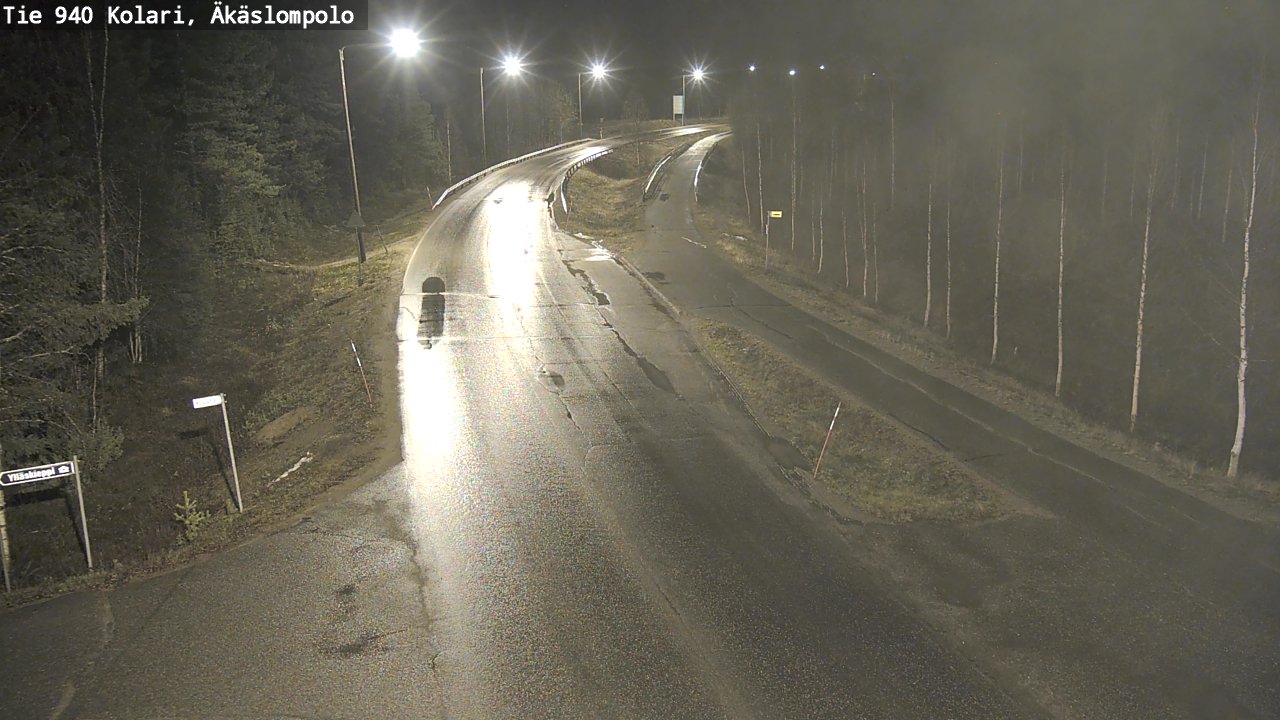 Kelikamerat Kuva Tie 940 Kolari, Äkäslompolo, Kolari, Lappi