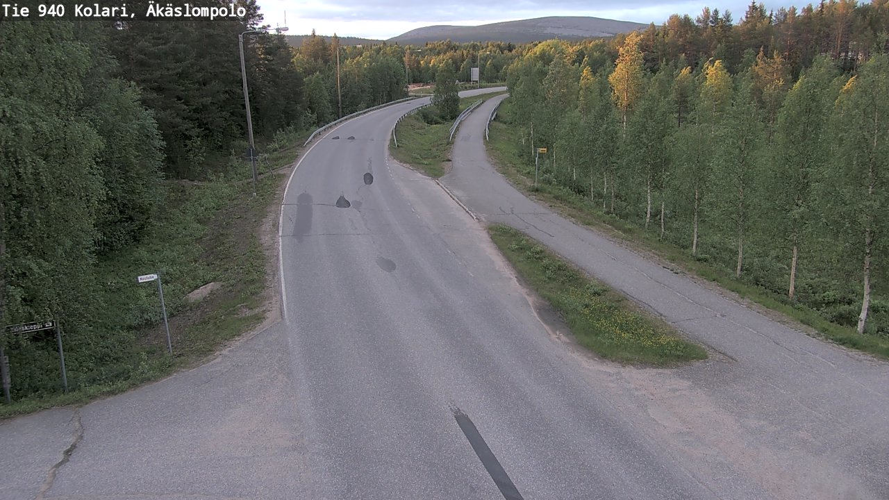 Kelikamerat Kuva Tie 940 Kolari, Äkäslompolo, Kolari, Lappi