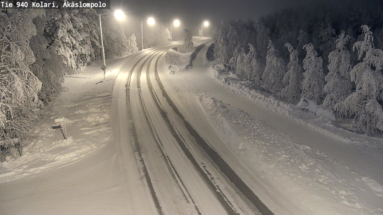 Kelikamerat Kuva Tie 940 Kolari, Äkäslompolo, Kolari, Lappi