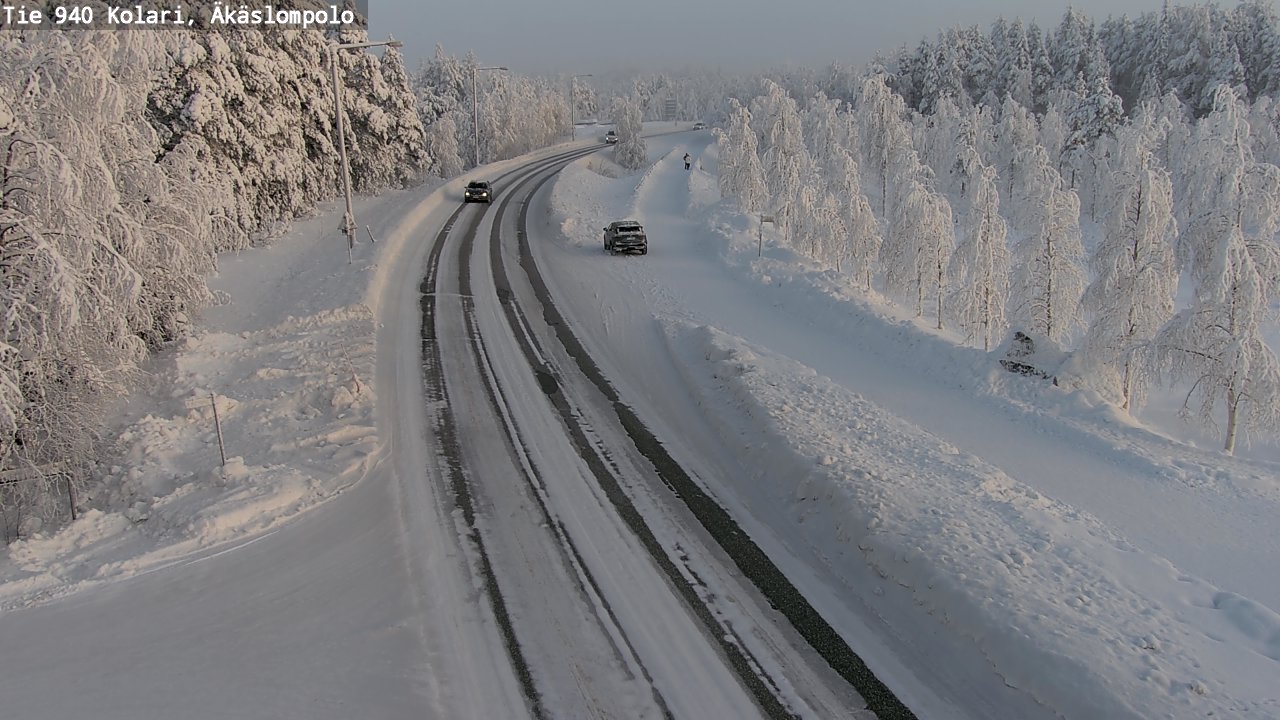 Kelikamerat Kuva Tie 940 Kolari, Äkäslompolo, Kolari, Lappi
