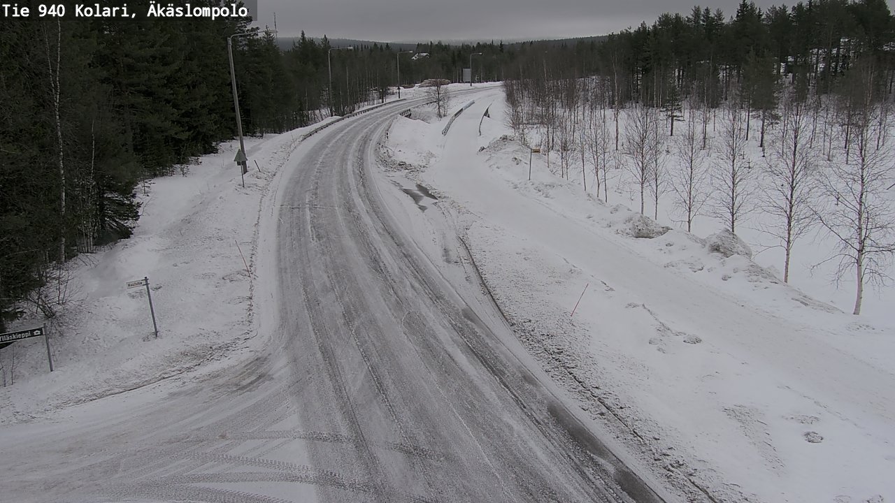 Kelikamerat Kuva Tie 940 Kolari, Äkäslompolo, Kolari, Lappi