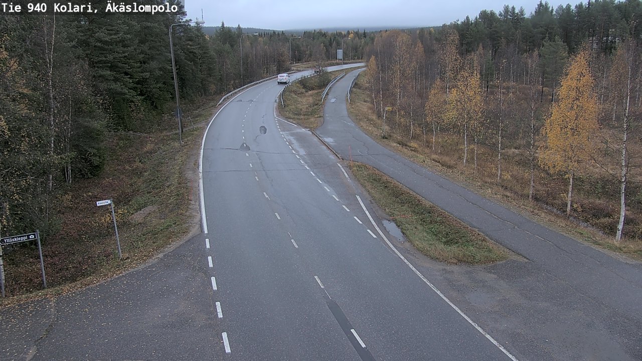 Weather Camera Image Road 940 Kolari, Äkäslompolo, Kolari, Lappi