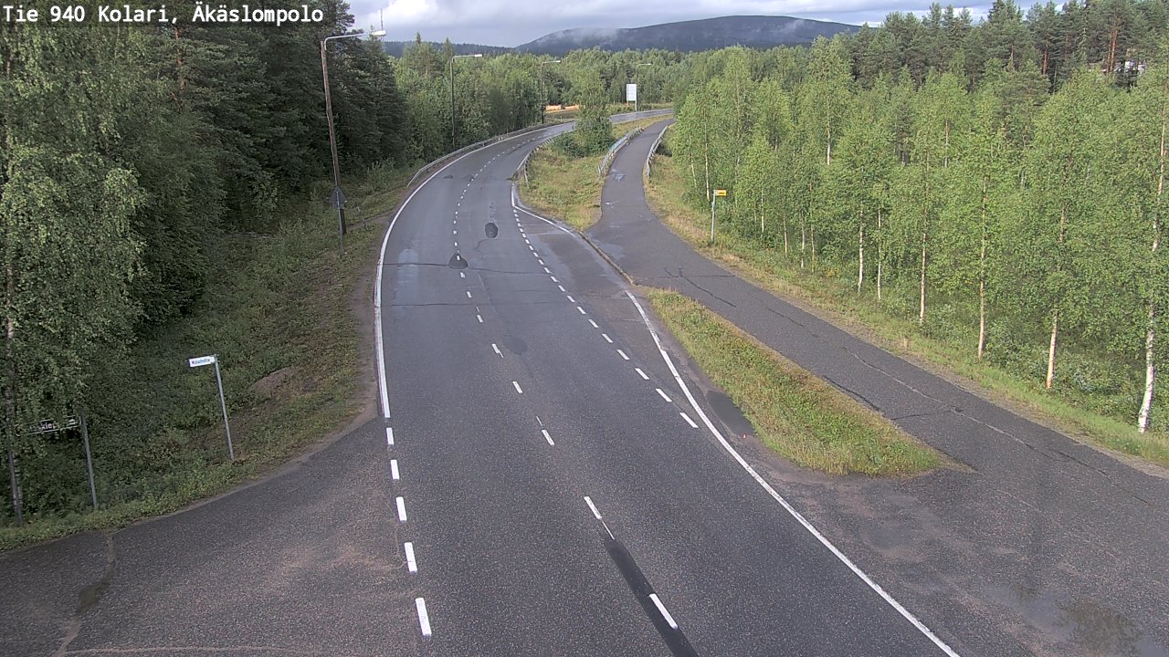 Kelikamerat Kuva Tie 940 Kolari, Äkäslompolo, Kolari, Lappi