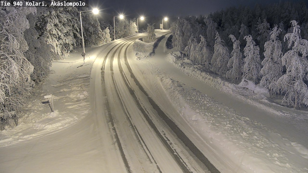 Kelikamerat Kuva Tie 940 Kolari, Äkäslompolo, Kolari, Lappi