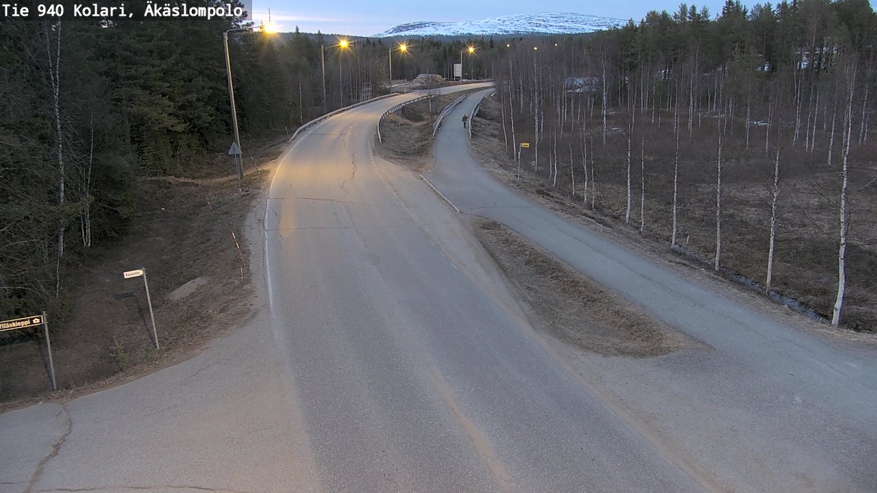 Weather Camera Image Road 940 Kolari, Äkäslompolo, Kolari, Lappi