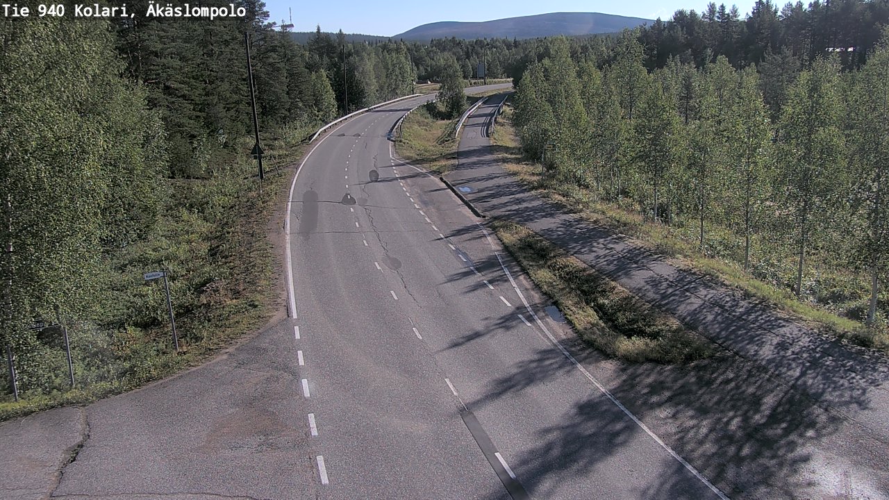 Weather Camera Image Road 940 Kolari, Äkäslompolo, Kolari, Lappi