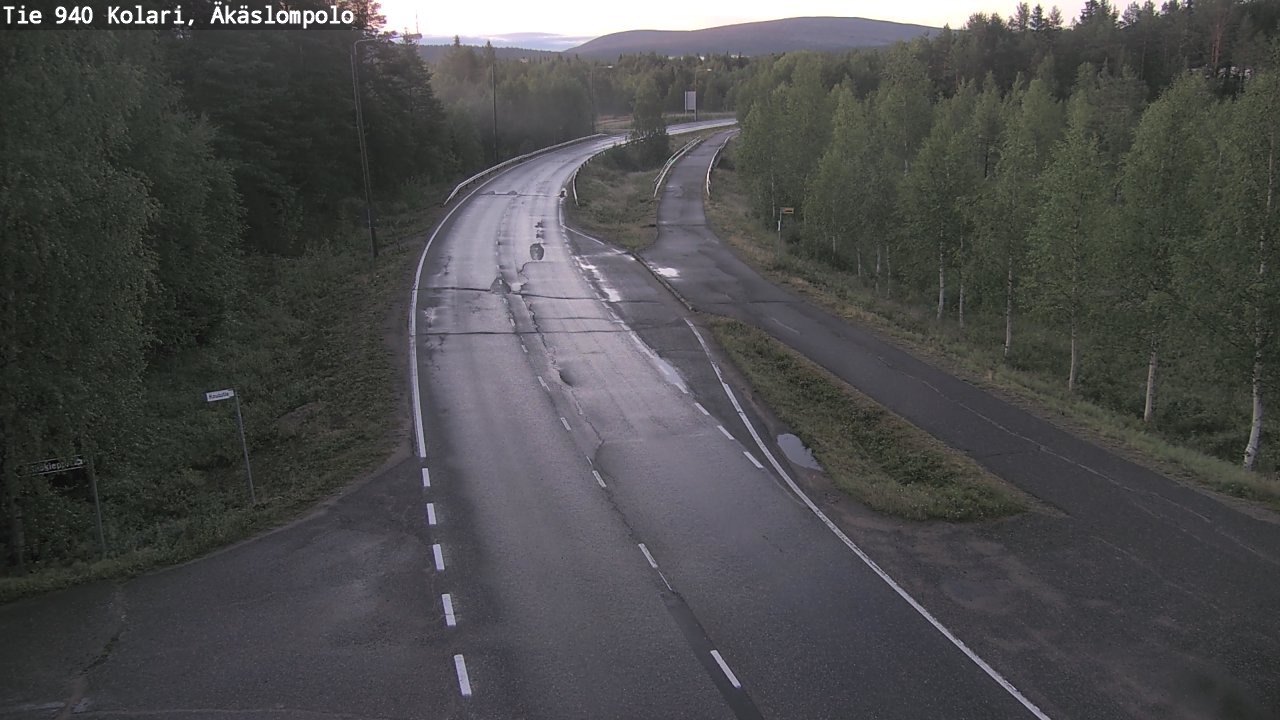 Kelikamerat Kuva Tie 940 Kolari, Äkäslompolo, Kolari, Lappi