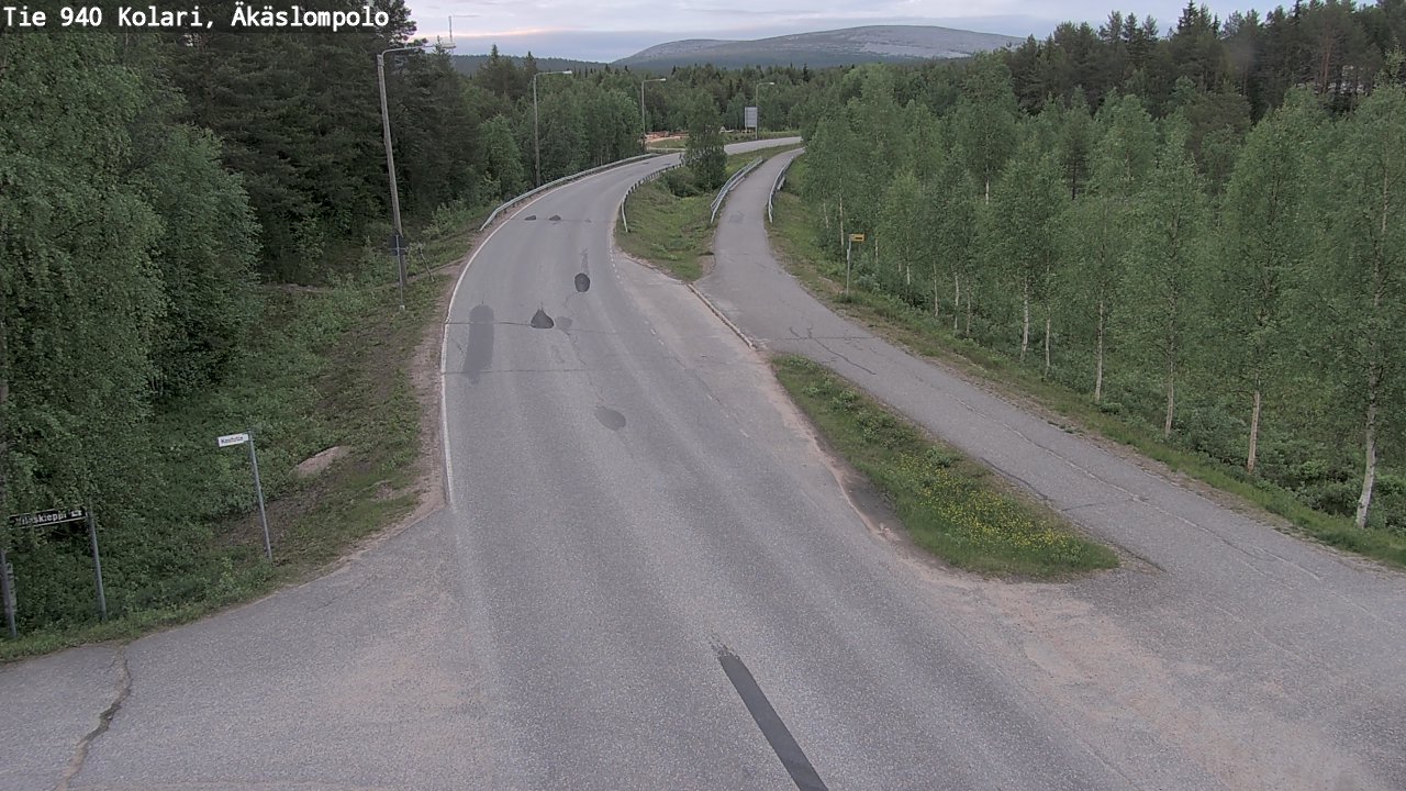 Kelikamerat Kuva Tie 940 Kolari, Äkäslompolo, Kolari, Lappi