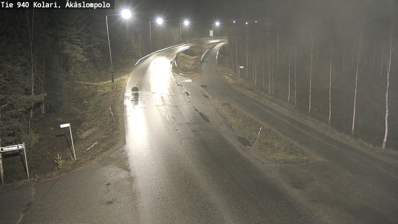 Kelikamerat Kuva Tie 940 Kolari, Äkäslompolo, Kolari, Lappi