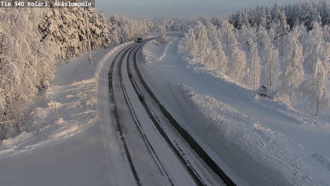 Kelikamerat Kuva Tie 940 Kolari, Äkäslompolo, Kolari, Lappi