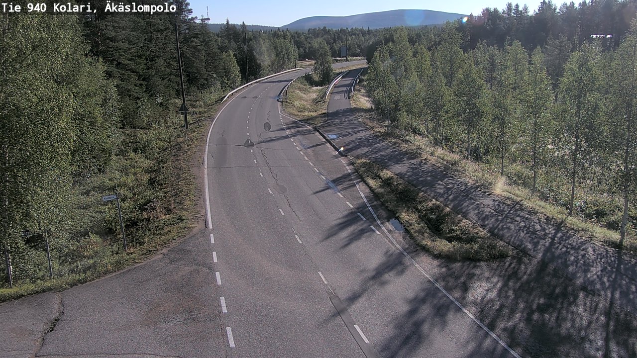 Weather Camera Image Road 940 Kolari, Äkäslompolo, Kolari, Lappi