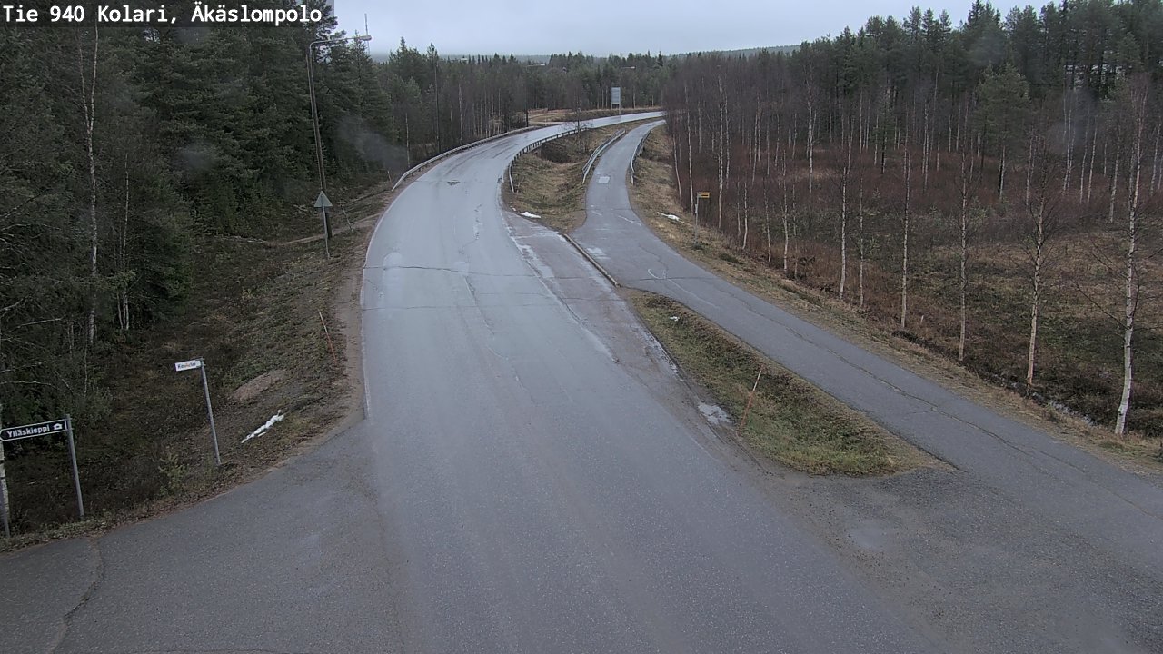 Kelikamerat Kuva Tie 940 Kolari, Äkäslompolo, Kolari, Lappi