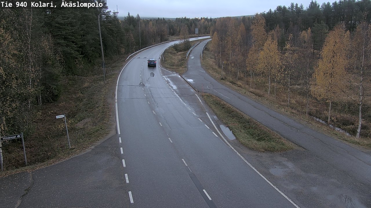 Kelikamerat Kuva Tie 940 Kolari, Äkäslompolo, Kolari, Lappi