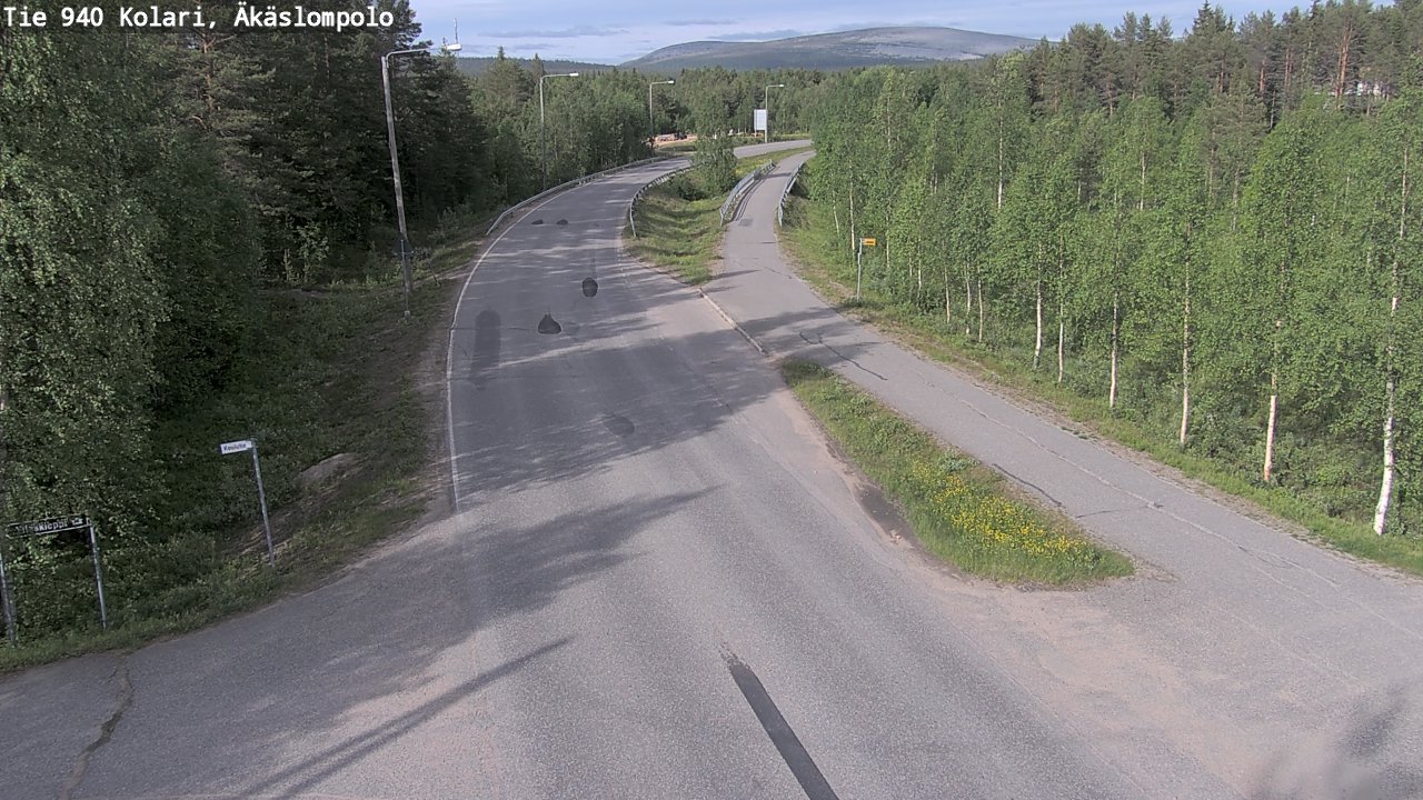 Kelikamerat Kuva Tie 940 Kolari, Äkäslompolo, Kolari, Lappi