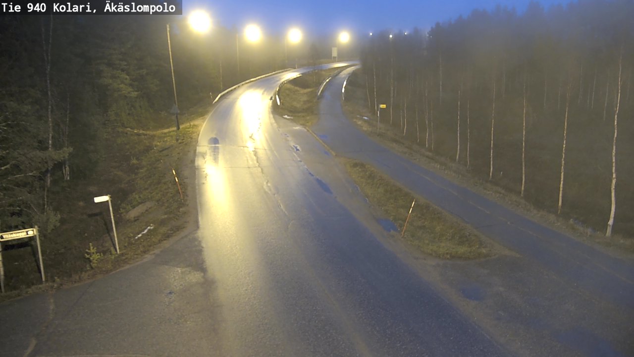 Kelikamerat Kuva Tie 940 Kolari, Äkäslompolo, Kolari, Lappi