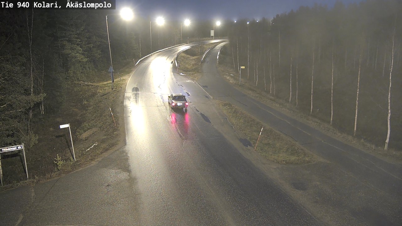 Kelikamerat Kuva Tie 940 Kolari, Äkäslompolo, Kolari, Lappi