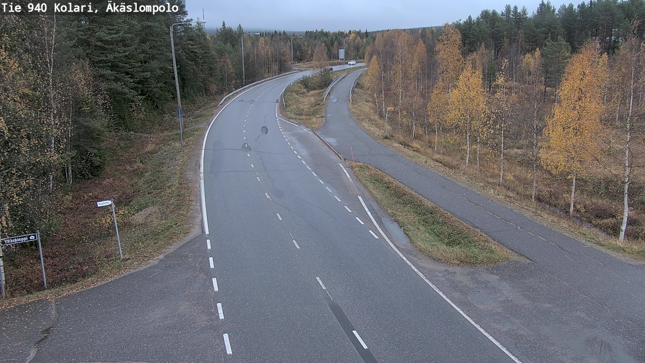 Kelikamerat Kuva Tie 940 Kolari, Äkäslompolo, Kolari, Lappi
