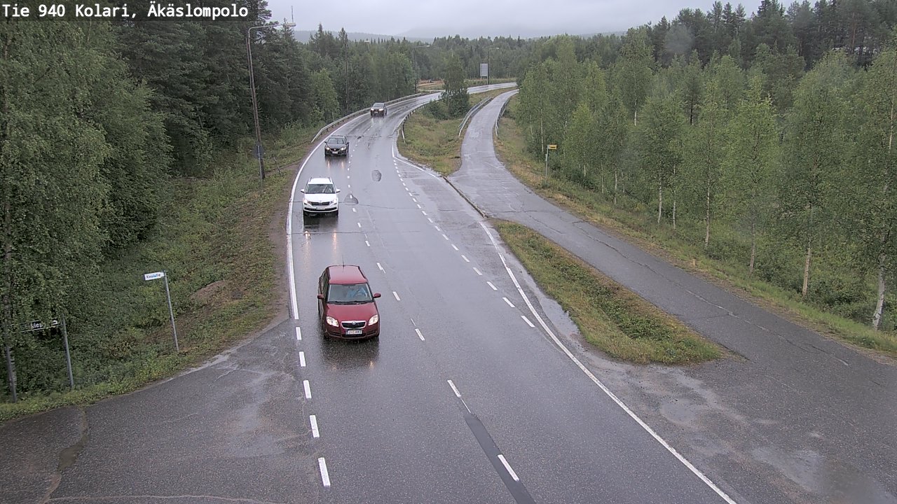 Kelikamerat Kuva Tie 940 Kolari, Äkäslompolo, Kolari, Lappi