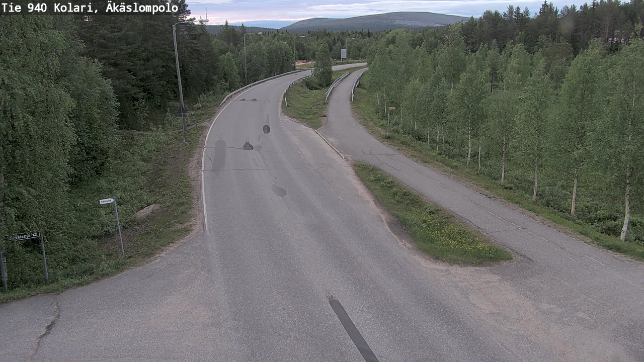 Kelikamerat Kuva Tie 940 Kolari, Äkäslompolo, Kolari, Lappi