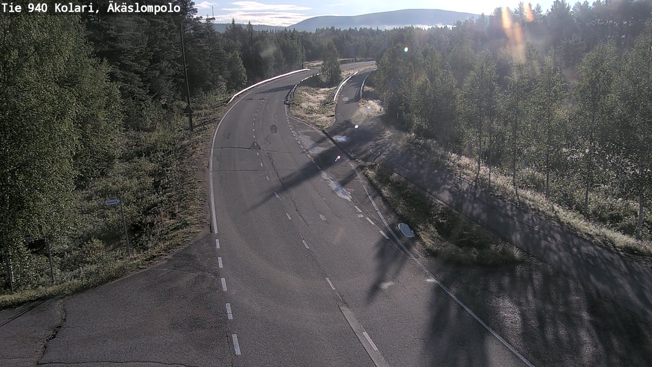 Weather Camera Image Road 940 Kolari, Äkäslompolo, Kolari, Lappi