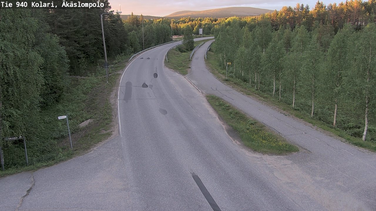 Kelikamerat Kuva Tie 940 Kolari, Äkäslompolo, Kolari, Lappi