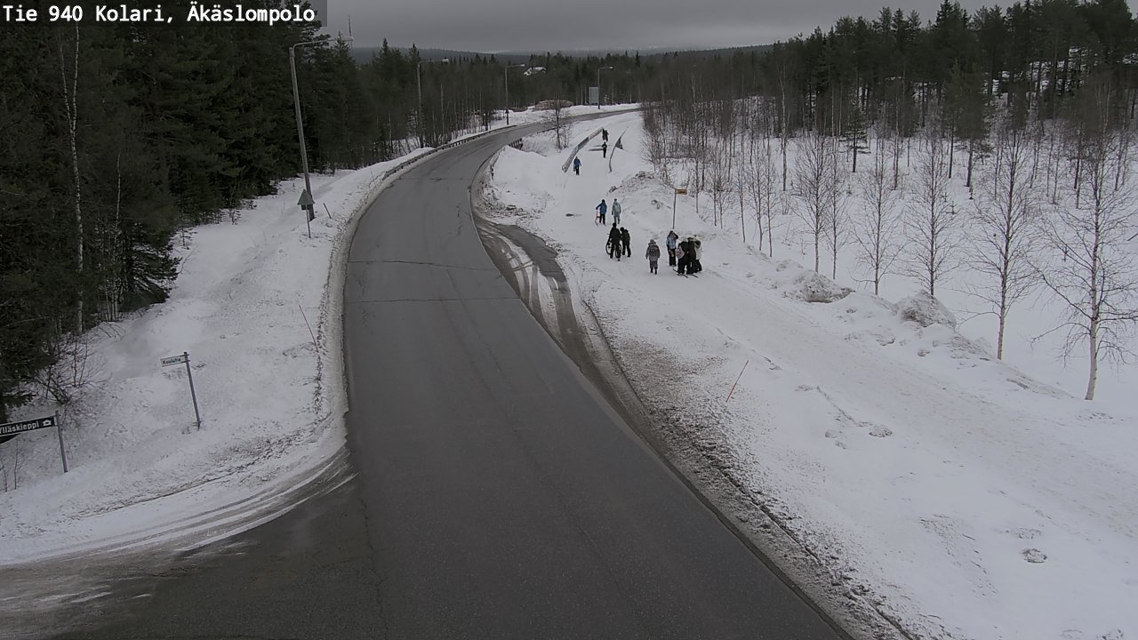 Weather Camera Image Road 940 Kolari, Äkäslompolo, Kolari, Lappi