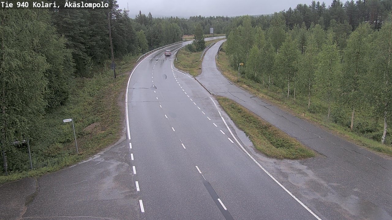 Kelikamerat Kuva Tie 940 Kolari, Äkäslompolo, Kolari, Lappi