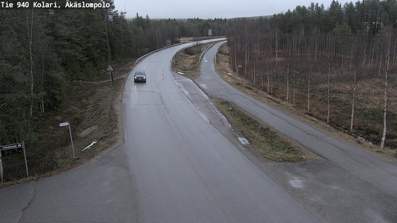 Kelikamerat Kuva Tie 940 Kolari, Äkäslompolo, Kolari, Lappi