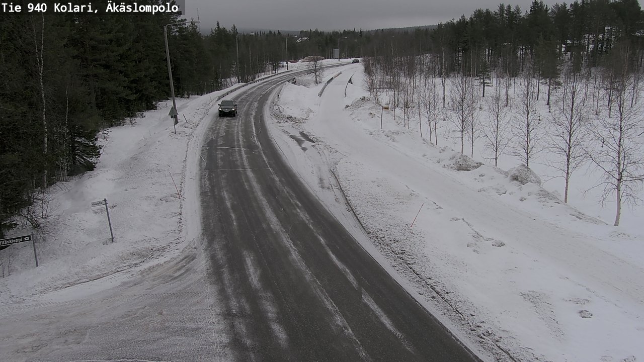 Kelikamerat Kuva Tie 940 Kolari, Äkäslompolo, Kolari, Lappi