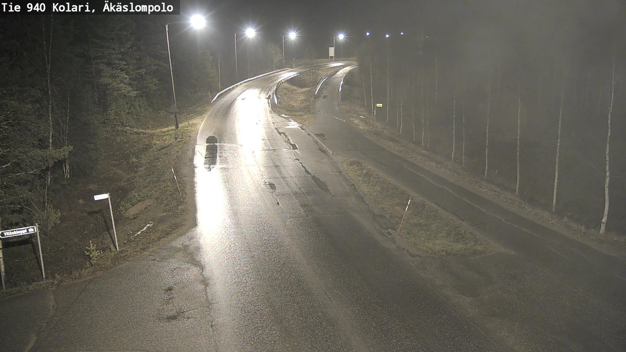 Kelikamerat Kuva Tie 940 Kolari, Äkäslompolo, Kolari, Lappi
