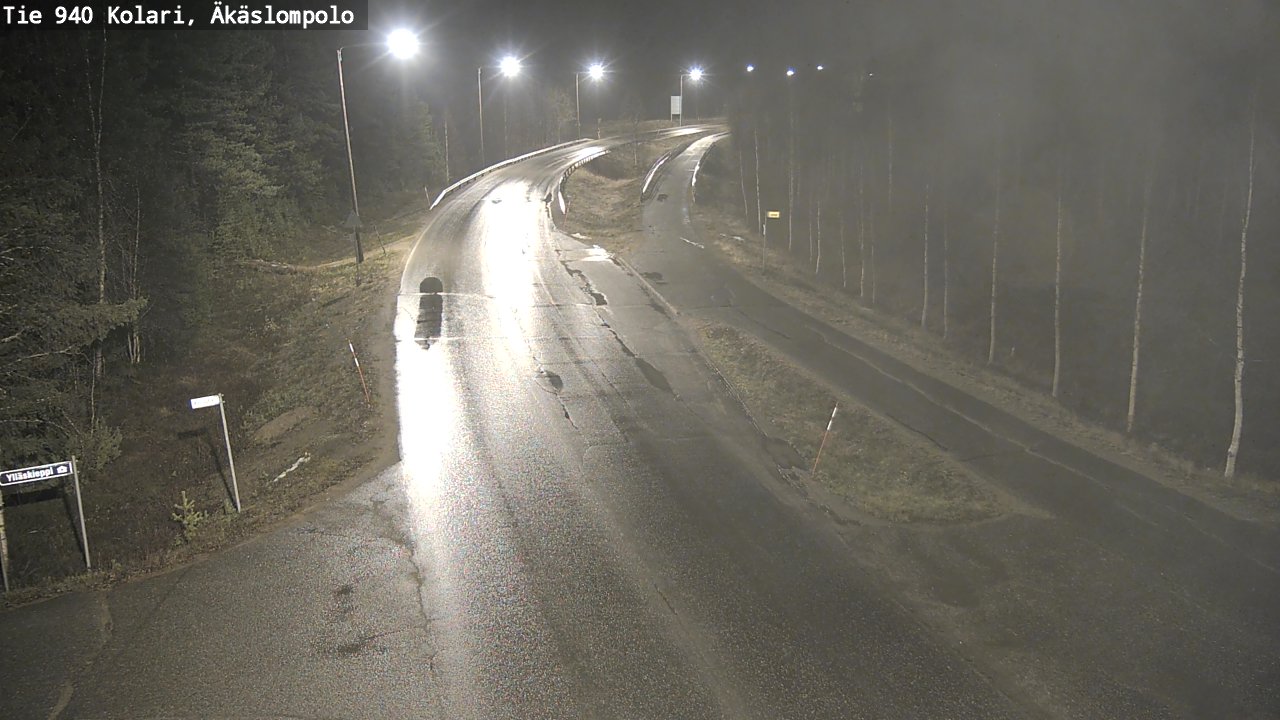 Kelikamerat Kuva Tie 940 Kolari, Äkäslompolo, Kolari, Lappi