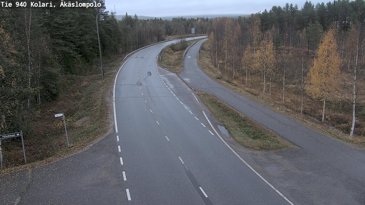 Weather Camera Image Road 940 Kolari, Äkäslompolo, Kolari, Lappi