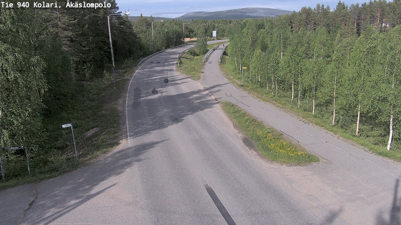 Kelikamerat Kuva Tie 940 Kolari, Äkäslompolo, Kolari, Lappi