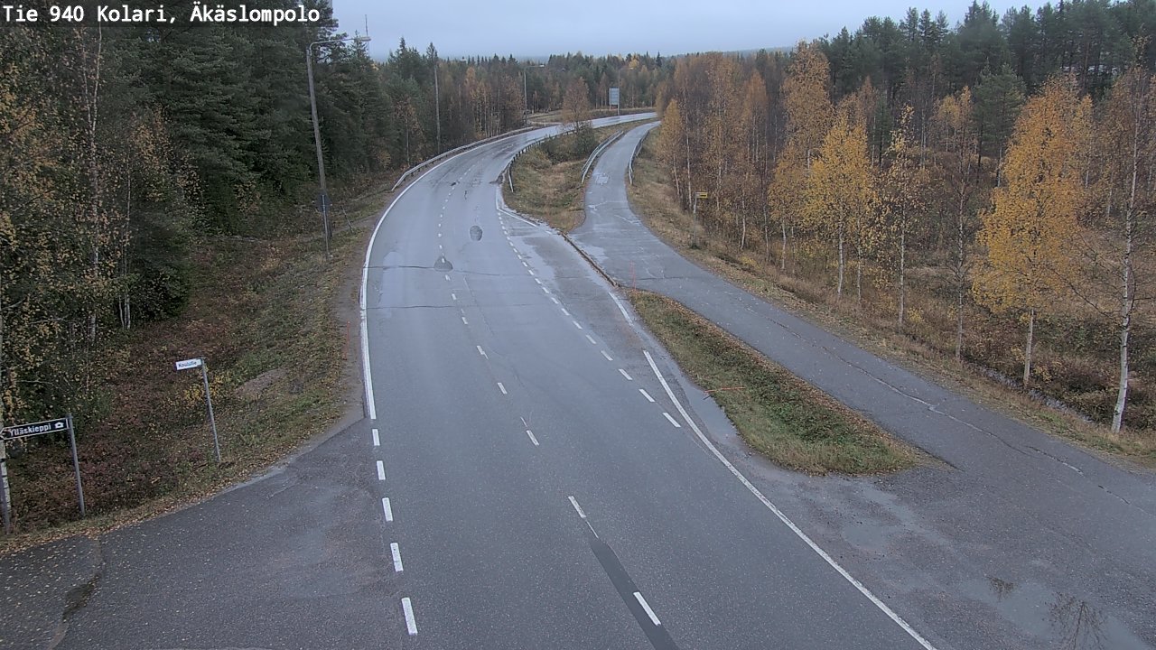 Kelikamerat Kuva Tie 940 Kolari, Äkäslompolo, Kolari, Lappi