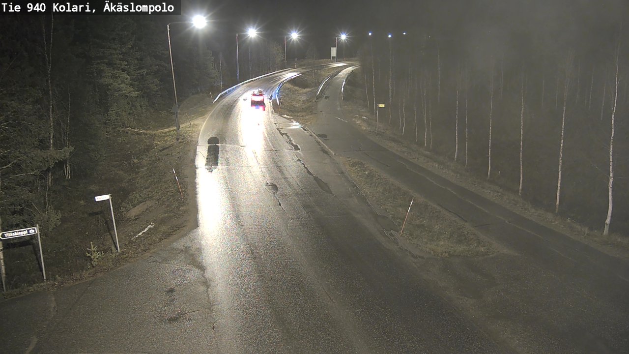 Kelikamerat Kuva Tie 940 Kolari, Äkäslompolo, Kolari, Lappi