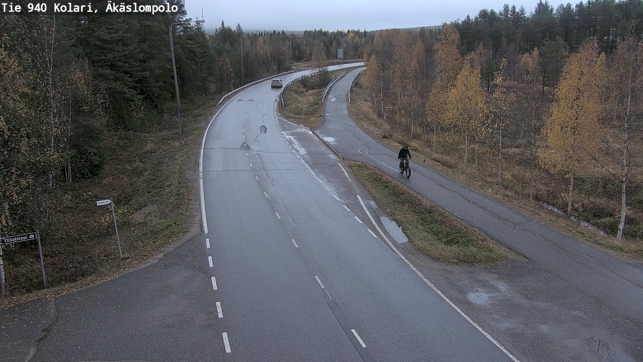 Kelikamerat Kuva Tie 940 Kolari, Äkäslompolo, Kolari, Lappi